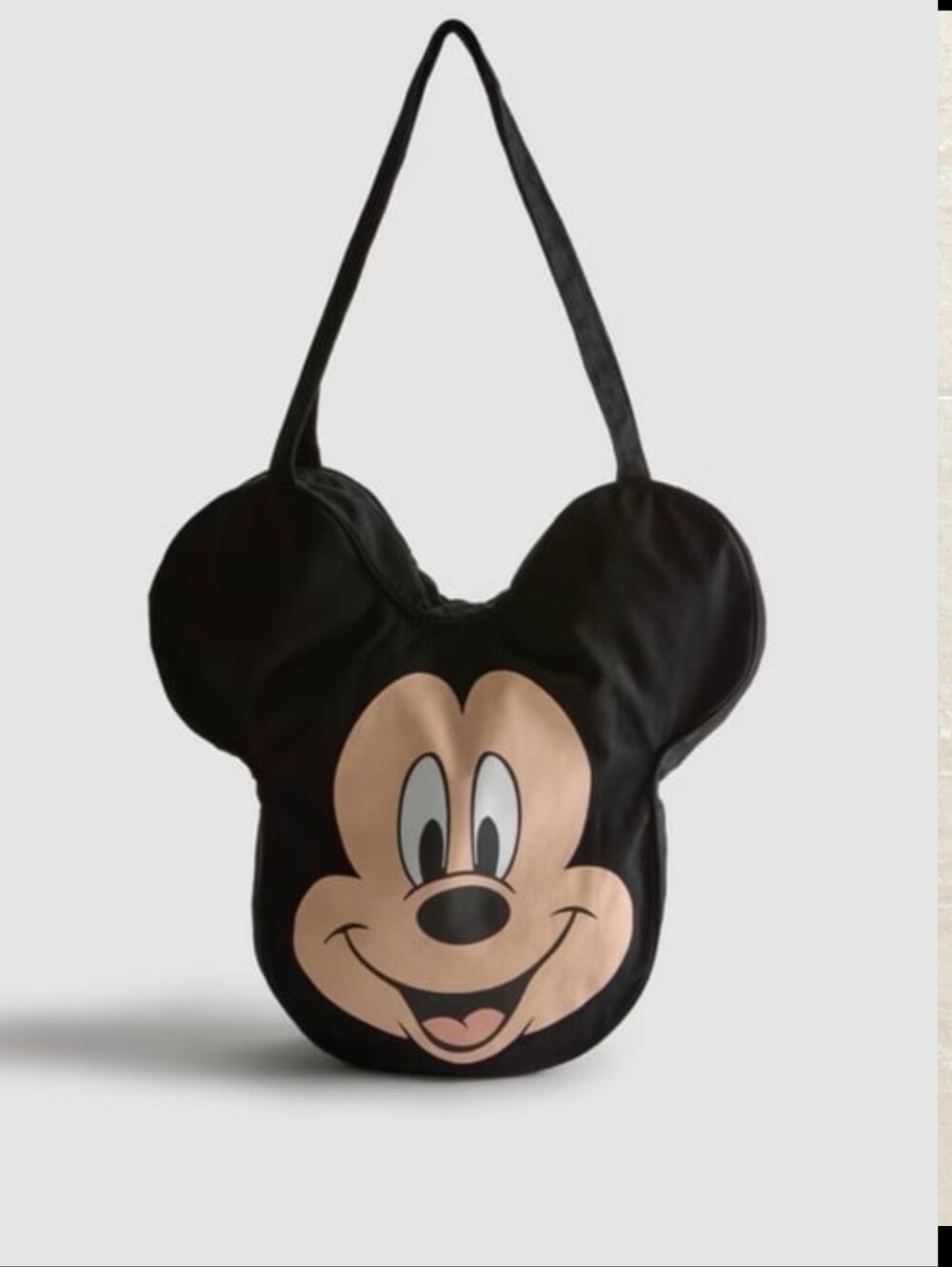 Disney Black Mickey Face Tote Bag - Women's Casual Shoulder Bag Primark